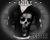 ]Akiz[ Skull V.T. Shirt
