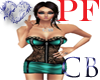 Zipped Lace Teal PF