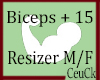 ₢ Biceps +15 M/F