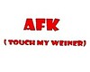 AFK Head Sign FUNNY