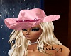 Pink Silk Cowgirl Hat 2