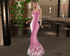 pink ceremony gown