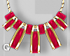Red Gold Necklace 
