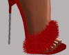 L0* Red Slipper Heels