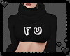 fu cropped sweater