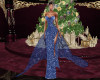 Holiday Blue Gala Gown