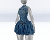 Denim Puff Ball Blue