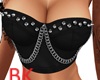 BK> Chained Leath Top