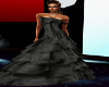 Black Ruffled Gown