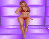 Bikini swimsuit red RLL