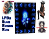 (LPB) Blue Roses Rug