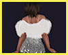 Di* White Fur Wrap