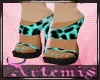 Sexy Animal Print Sandal