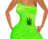 Silky Green Dress