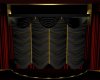 black&red stage curtain