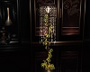 Brass Lamp Yellow Floral