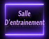 salle d'entrainement