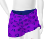 VDAY PURP/BLUE HRT BOXER