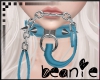 LB spike Collar w/chain