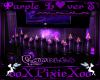 purple lovers candles