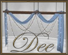 Blue Hanging Curtain