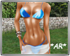 *AR* Sexy Blue Bikini