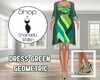 Dress Green Geometric