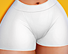 Seamless white shorts
