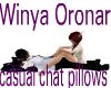 Winya Oronar Chat Pillow
