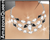 Diamonds & Onix Necklace