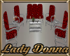 Red Lip Couche Set