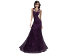 Bedazzled Gown Vamp Pur