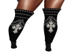 Black Leather Cross Boot