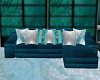 Tranquil Teal Couch