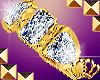 Tri Diamond Wed Ring