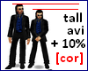 [cor] Tall avatar +10%