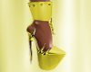 T- Super Heels yellow
