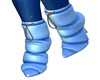 BLUE PUFFY BOOTS