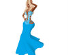 blue bridemaid dress