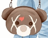 Natural Bear Purse Bag