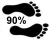 Feet scaler 90%
