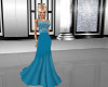 Peacock Blue Gown