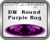DW Purple Round Rug