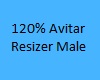120% Avitar Resizer Male
