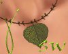 SW~Leaf Necklace(f)