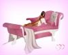 Pink White Chaise for 2