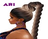 purple diamond hoops