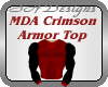 Crimson Armor Top