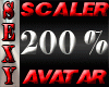 Avatar Scaler 200% F/M