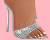 E* Silver Fashion Heels